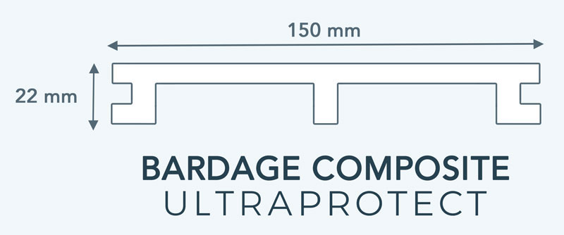 profil bardage composite zenith 100mm